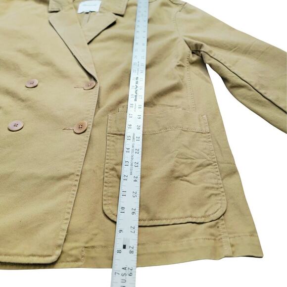 MADEWELL Crossover Blazer (Re)generative Chino Dark Khaki Womens XL Minimalist - Picture 13 of 14